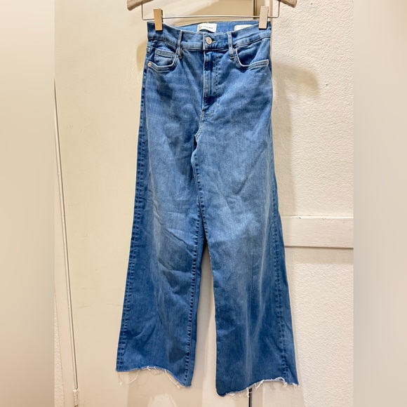 Frame le slim palazzo jean jeans wide leg size 27 - Picture 4 of 11